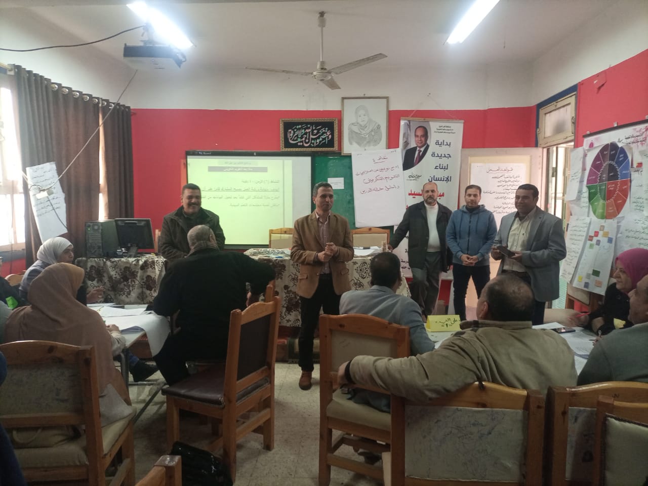 جانب من أعمال التدريب