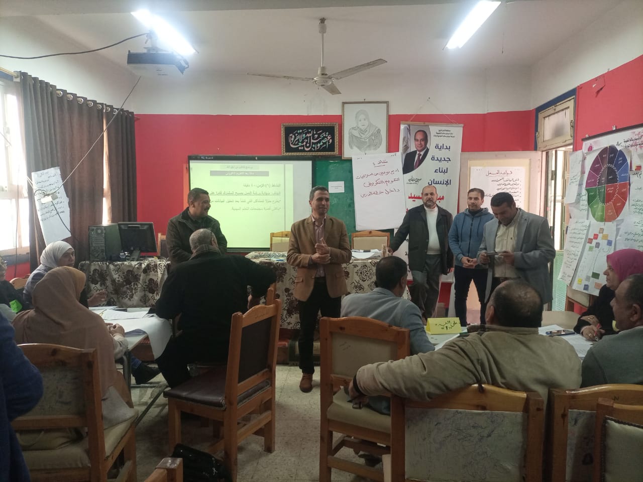 وكيل تعليم كفر الشيخ يتفقد التدريب