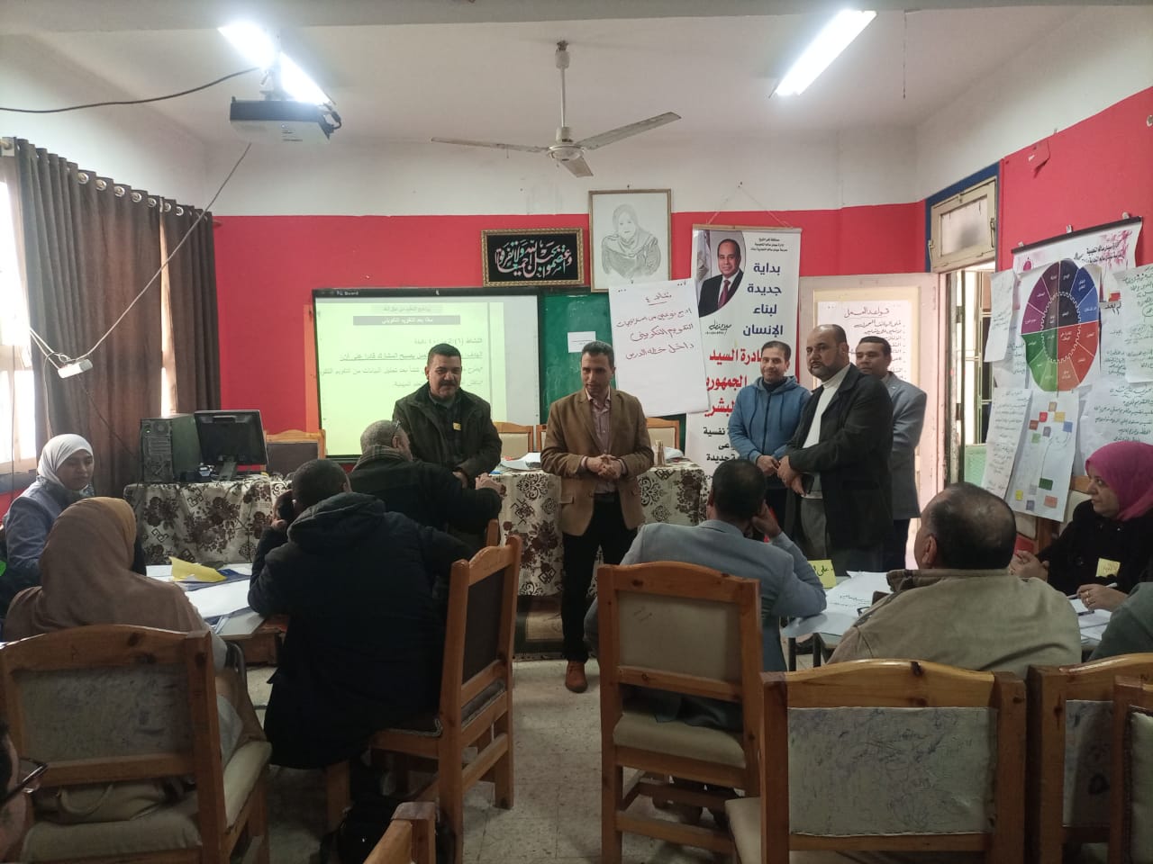 وكيل تعليم كفر الشيخ يتفقد التدريب بسيدي سالم