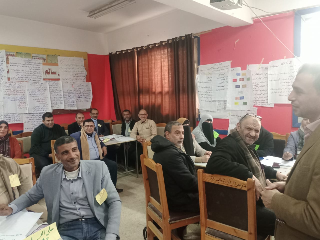 جانب من المتدربين