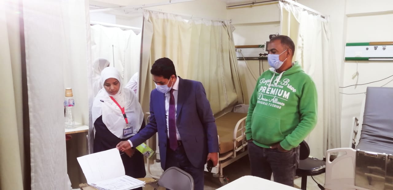 وكيل صحة الأقصر يتابع إعادة تشغيل عيادة الأسنان