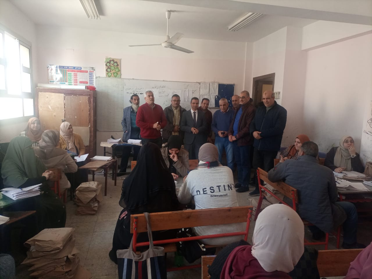 استمرار أعمال تصحيح أوراق الشهادة الإعدادية استمرار أعمال تصحيح أوراق الشهادة الإعدادية