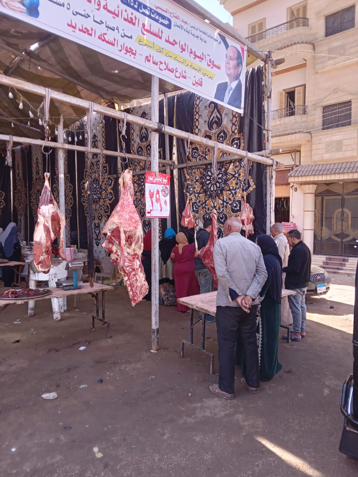 توفير اللحوم ب 290 جنيه للكيلو