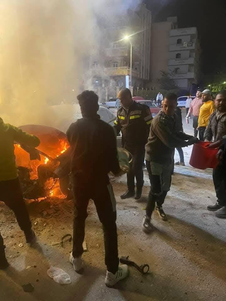 جانب من الحادث جانب من الحادث