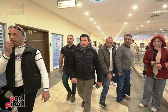 مؤتمر لوزير الشباب فى معرض الكتاب (2)
