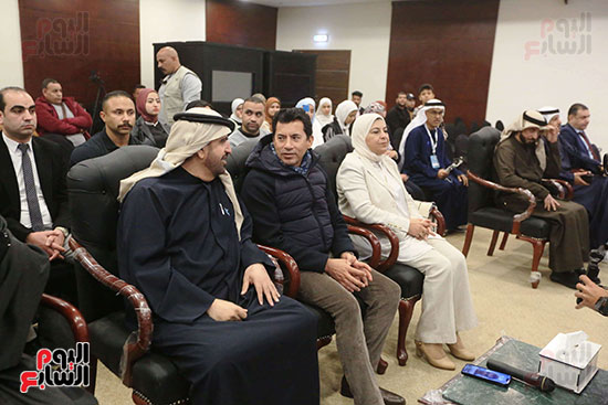 مؤتمر لوزير الشباب فى معرض الكتاب (1)