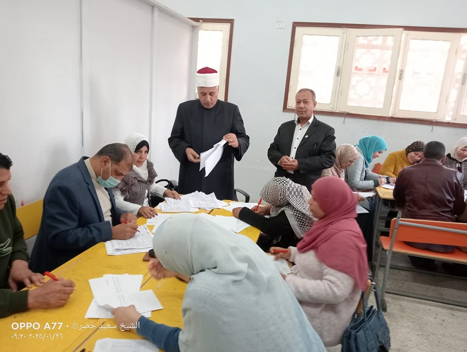 تفقد أعمال التصحيح