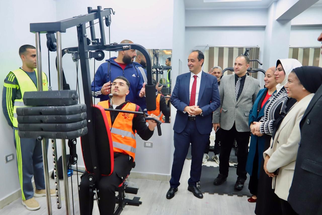 خلال تفقد مركز العزيمة لصندوق مكافحة الإدمان بمحافظة دمياط