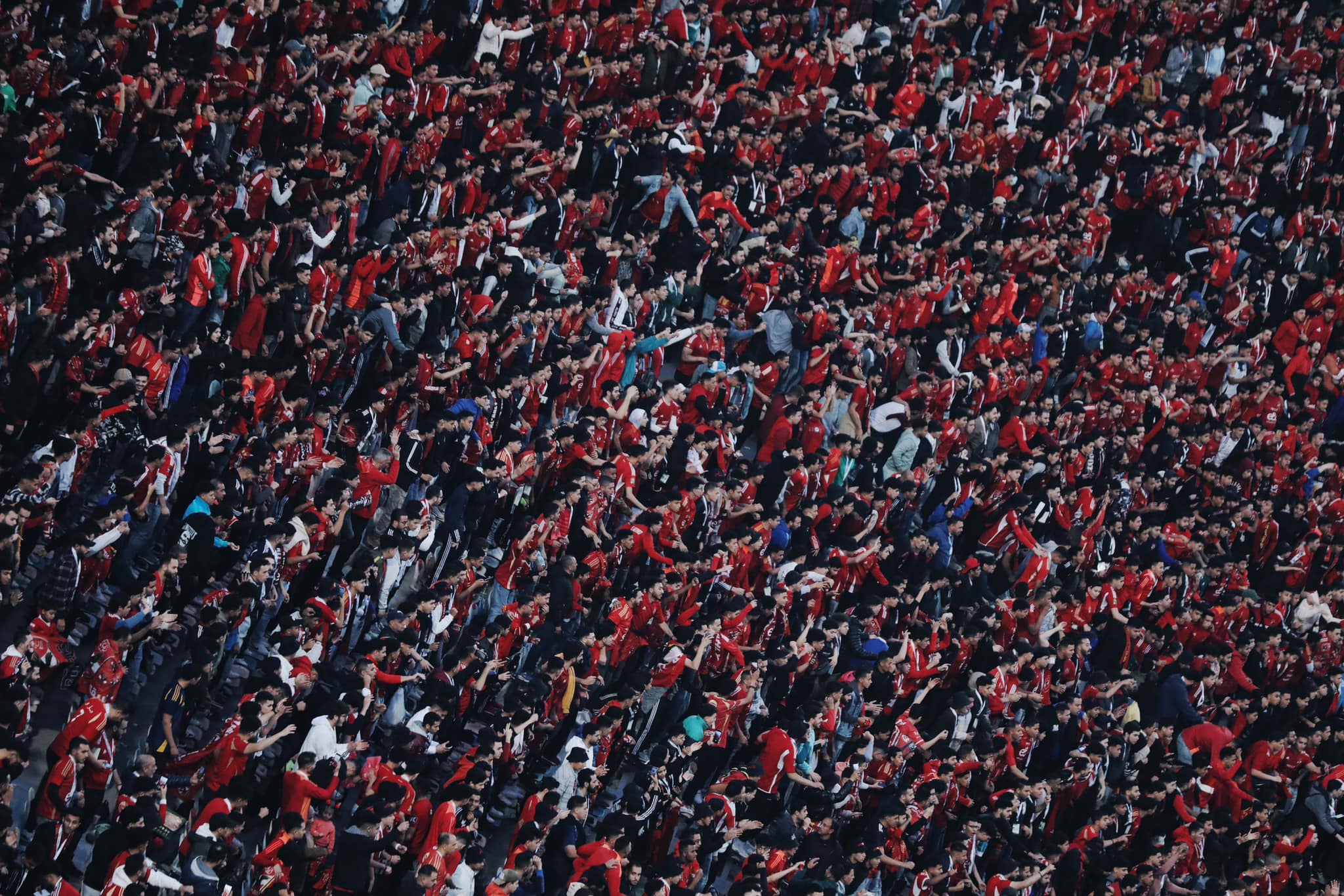 جمهور الاهلي من الملعب