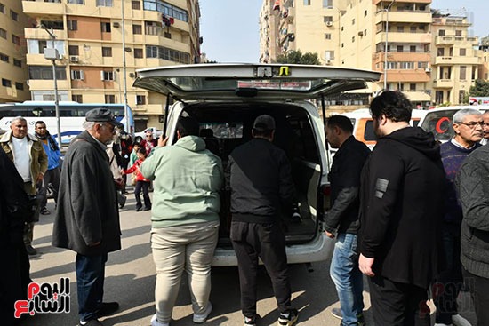 تشييع جثمان والدة كريم مغاورى