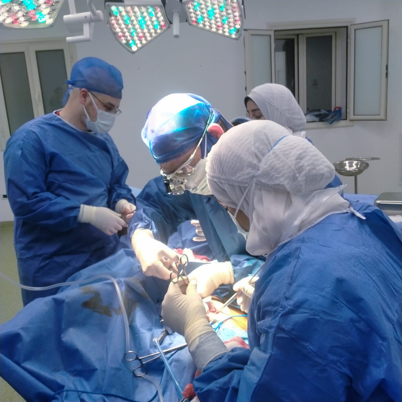 جانب من الجراحة