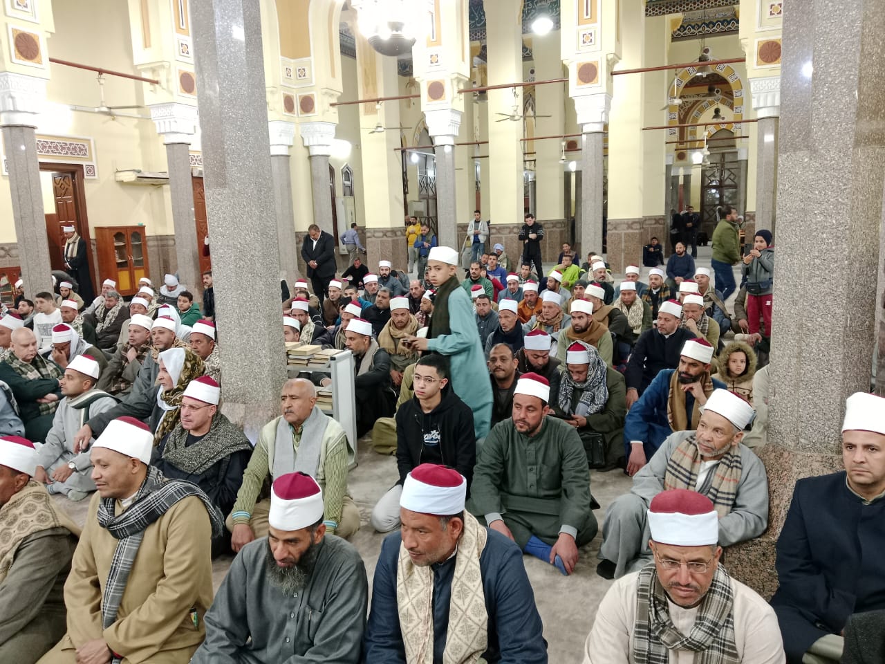 رجال الأزهر والأوقاف بالإجتفال 