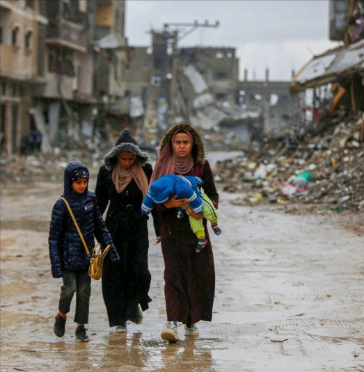 الأمطار فى غزة