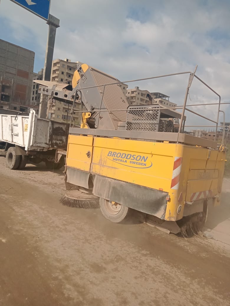 كنس الشوارع بفوه