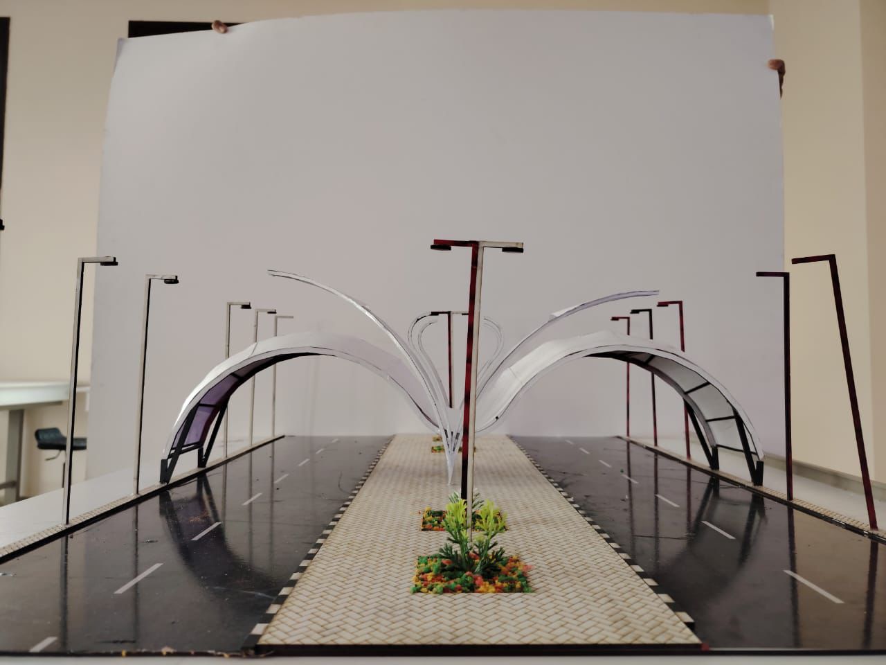 تصميم مختلف لمدخل المدينة