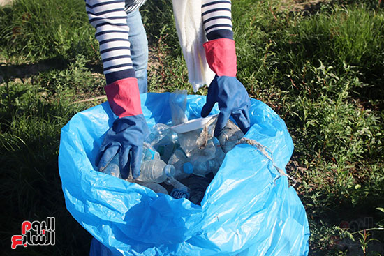 البلاستيك بعد جمعه
