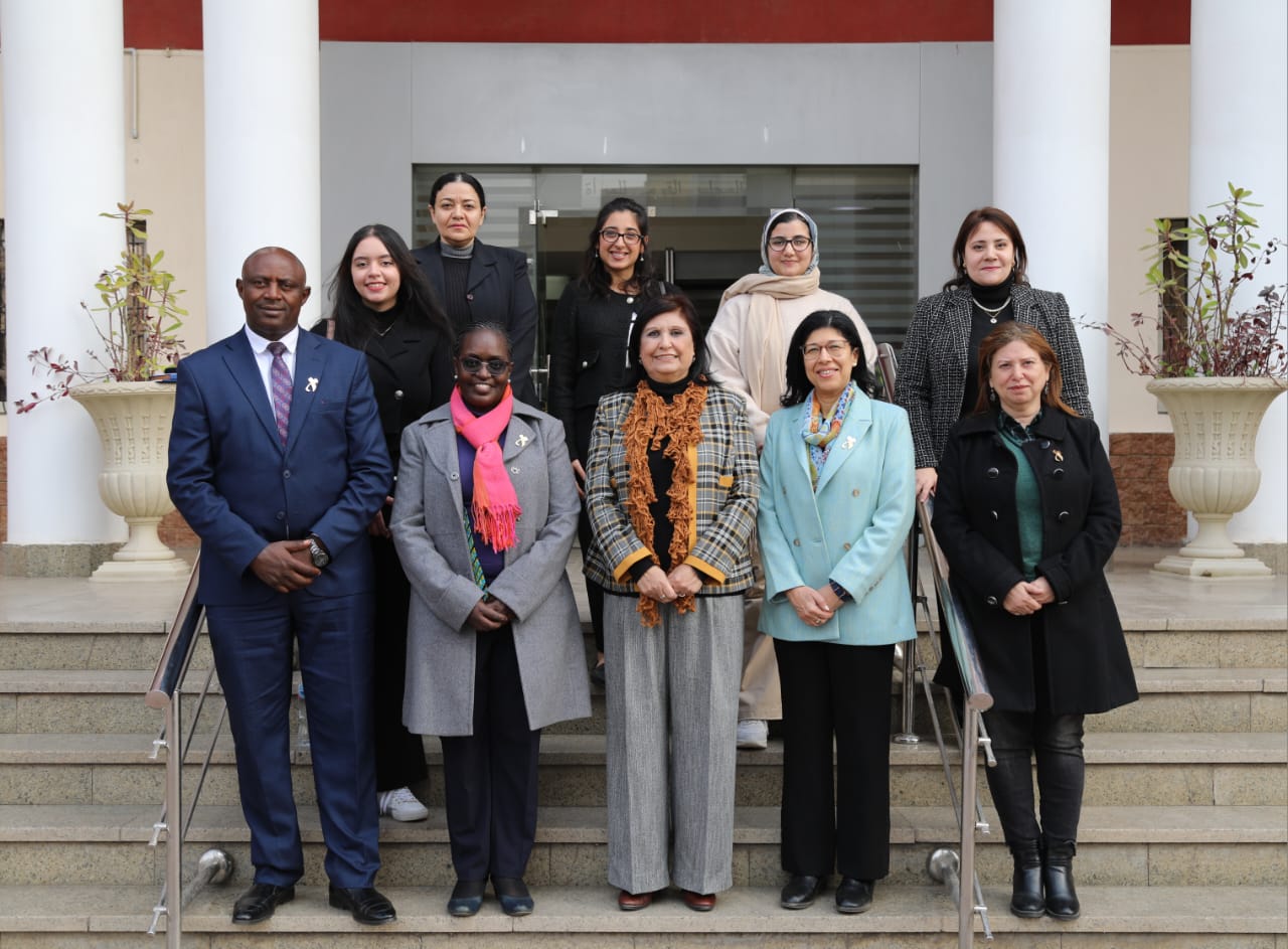 جانب من استقبال القومى للمرأة الوفد الرئاسى الكينى