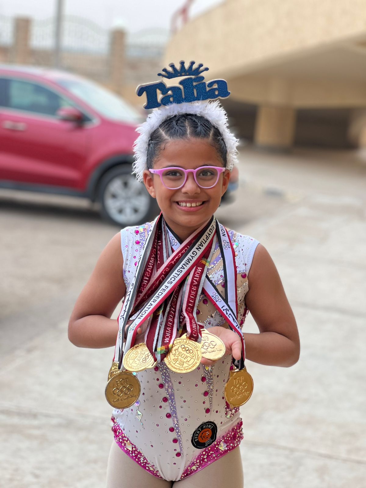 بطلة الجمباز تاليا مطر