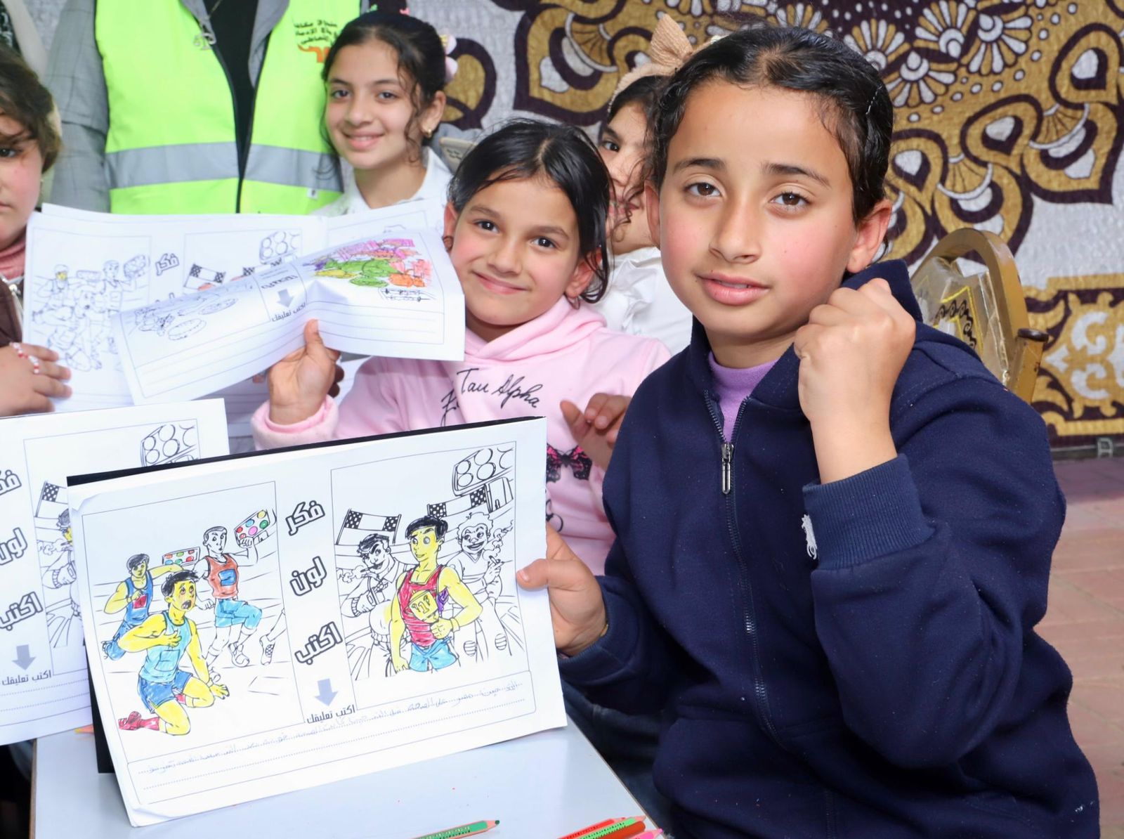 جانب من تنفيذ الأنشطة التوعوية بقرى المبادرة الرئاسية حياة كريمة