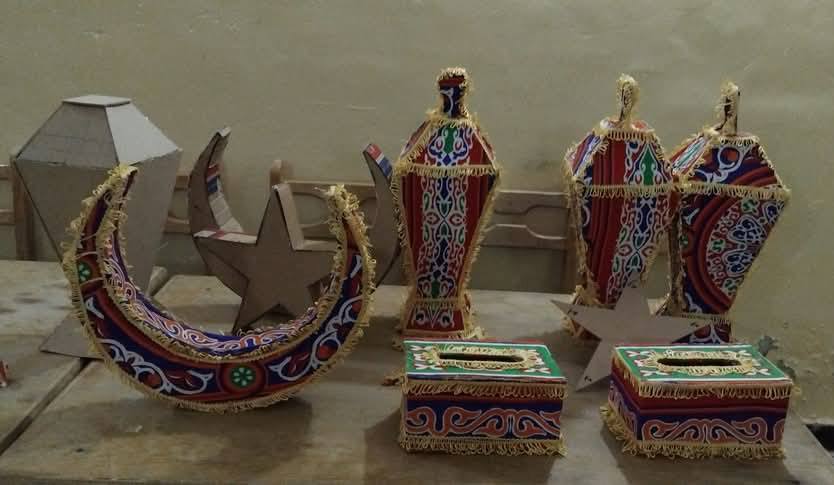 منتجات دورة للشباب بمجال صناعة الأركت وفانون شهر رمضان المبارك