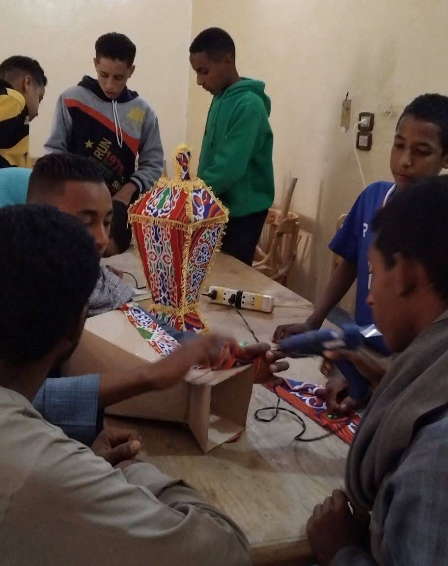 فعاليات دورة للشباب بمجال صناعة الأركت وفانون شهر رمضان المبارك