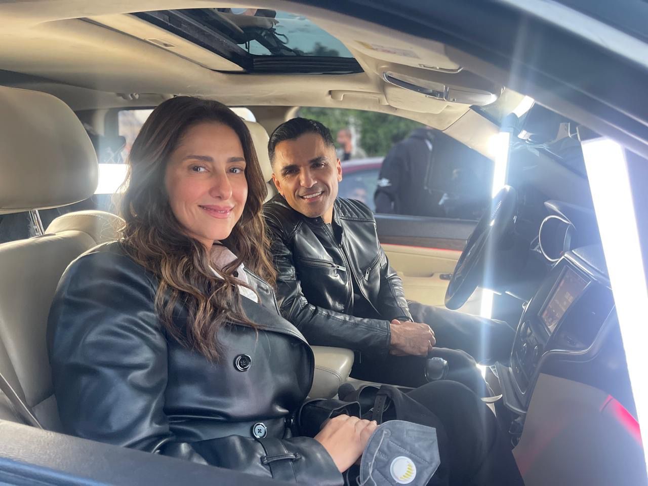 سامى الشيخ وحنان مطاوع