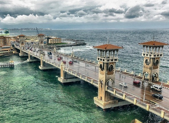 كوبري ستانلي في الإسكندرية