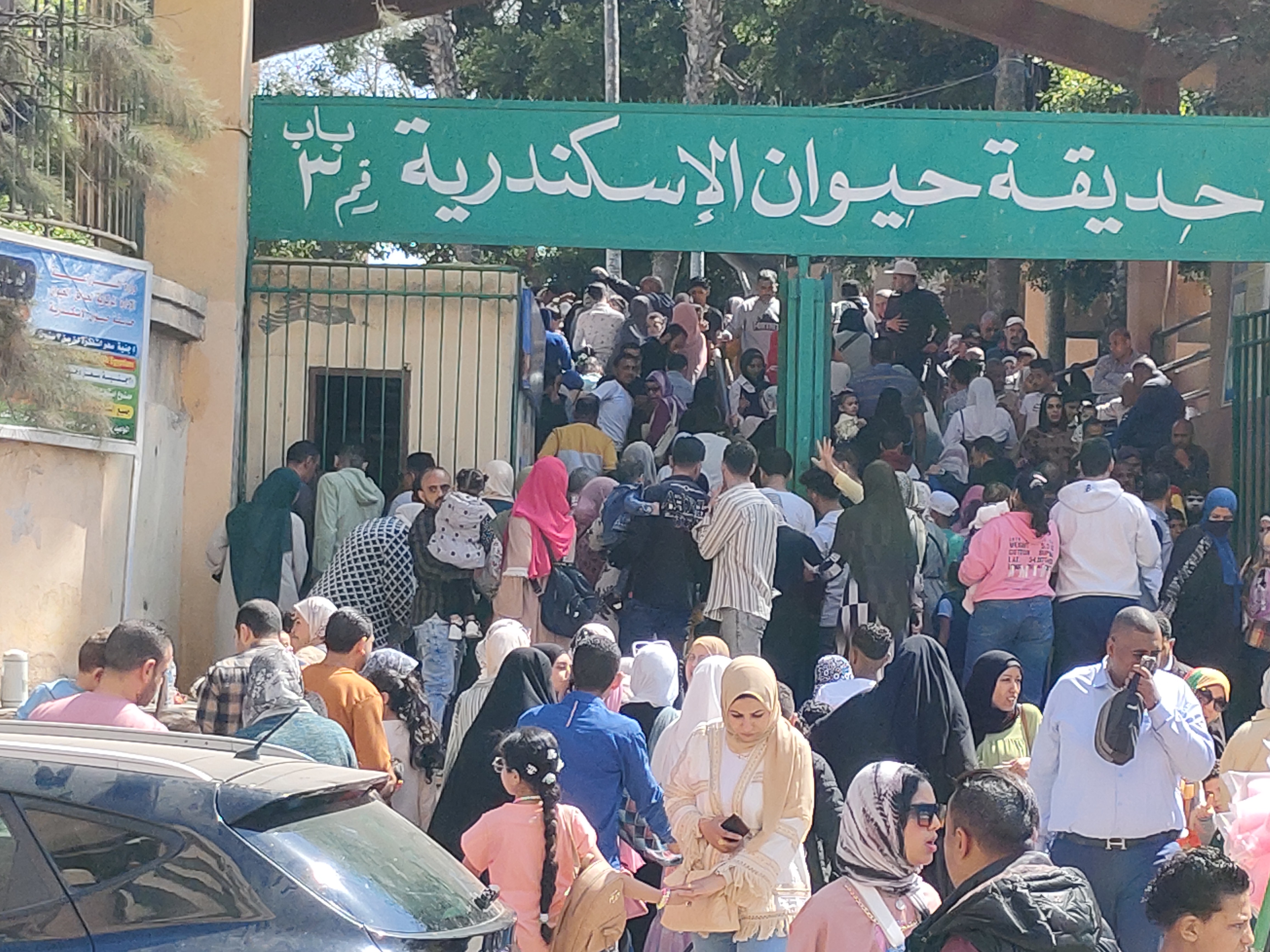 حديقة حيوان.  النزهة في الإسكندرية