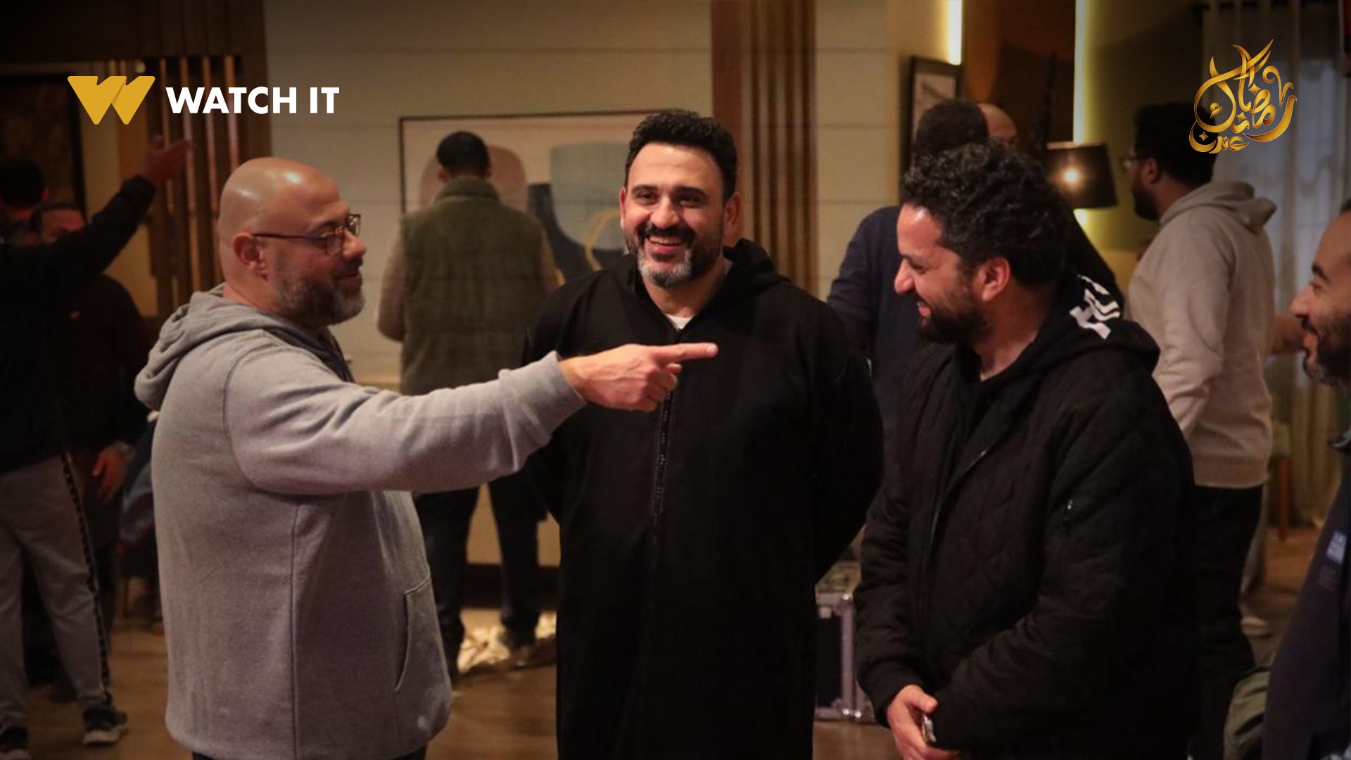 اكرم حسنى والمخرج معتز التونى والمنتج كريم أبو ذكرى اكرم حسنى والمخرج معتز التونى والمنتج كريم أبو ذكرى