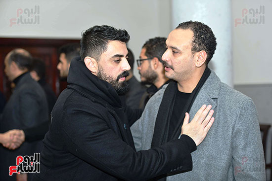 عزاء والدة الفنان أحمد فهيم