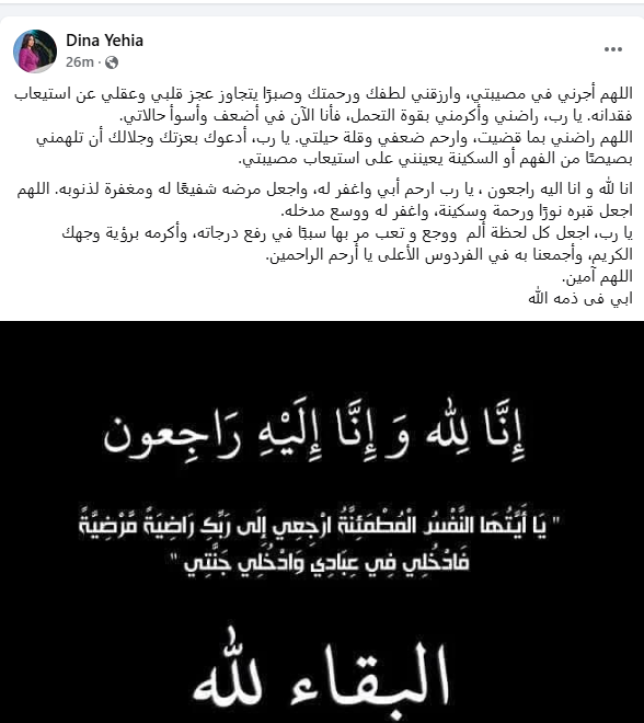 تغريدة دينا يحيي