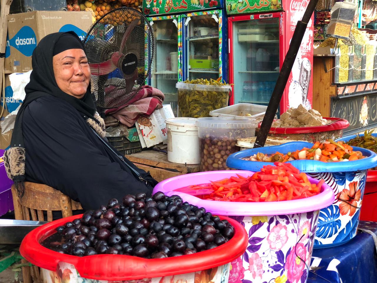 صباح جاد بائعة المخلل في المنيب