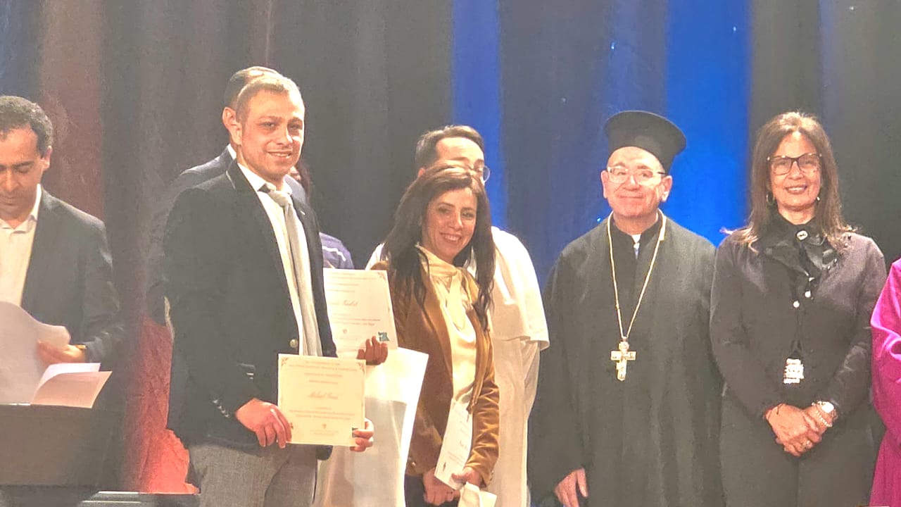 تكريم الصحفى مايكل فارس