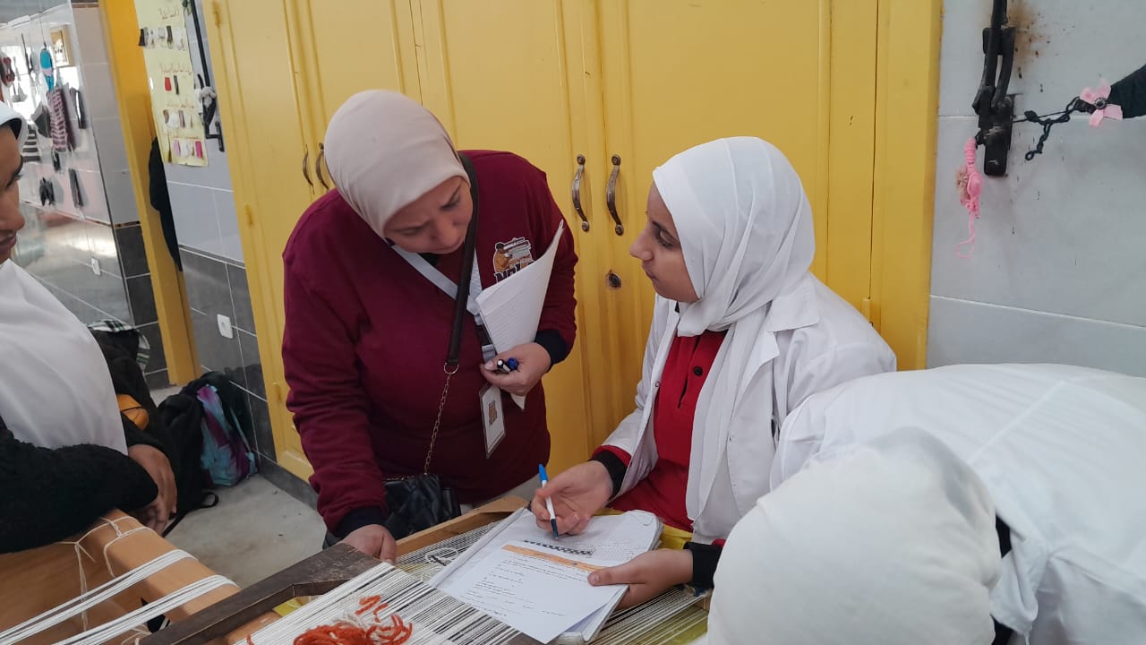 التدريب بالمدرسة النسيجية التدريب بالمدرسة النسيجية