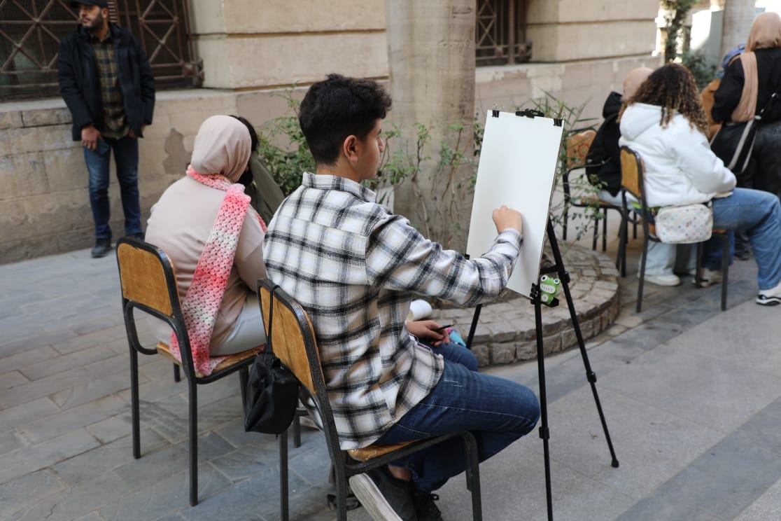 الرسم فى شوارع القاهرة