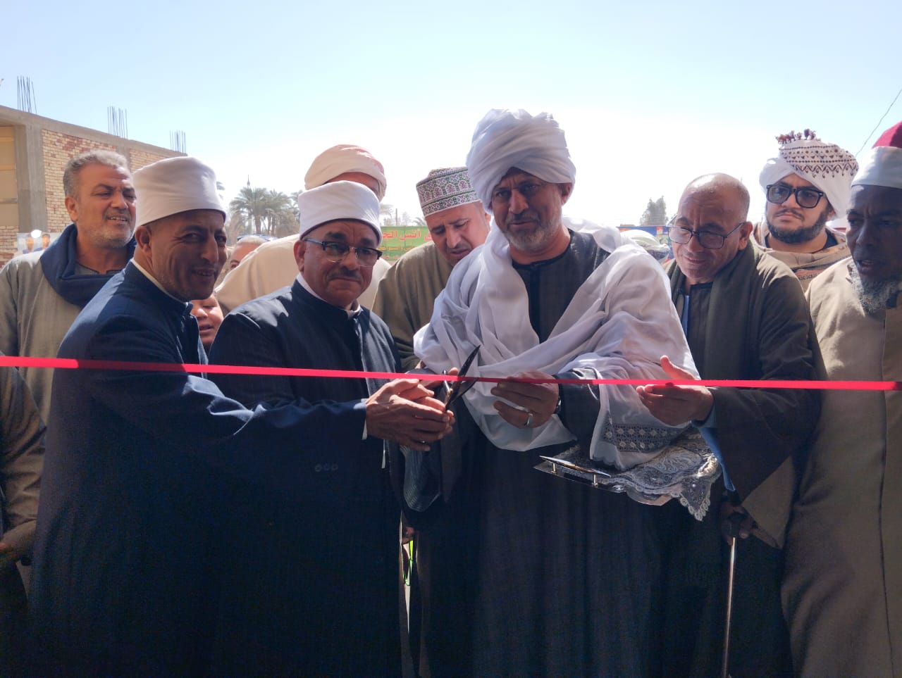 افتتاح مسجد الحسين بقرية عنيبة