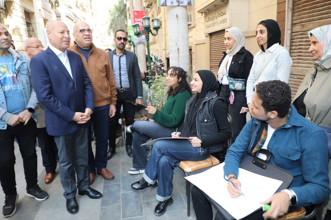 جانب من تواجد محافظ القاهرة فى الفعاليات