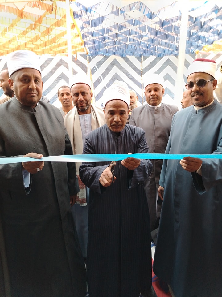قيادات أوقاف الأقصر يفتتحون مسجد الرحمن الرحيم في حاجر الضبعية
