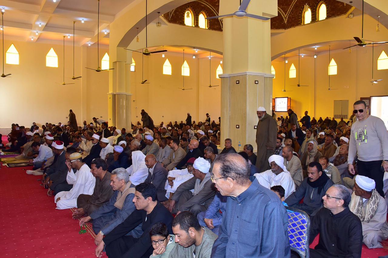 افتتاح مسجد التقوى على مساحة 650 متر في مدينة طيبة الجديدة