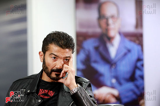 خالد النبوى يستمع لأسئلة محررى اليوم السابع خالد النبوى يستمع لأسئلة محررى اليوم السابع