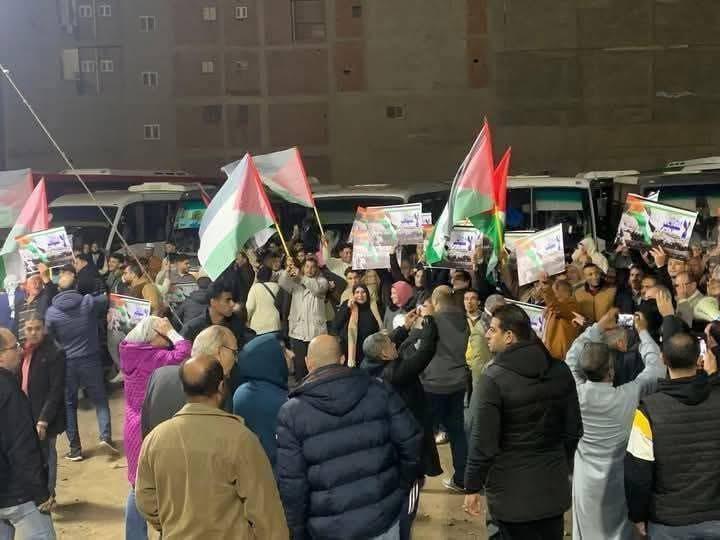 مسيرات حاشدة بالغربية لرفض تهجير الفلسطينيين  (3)
