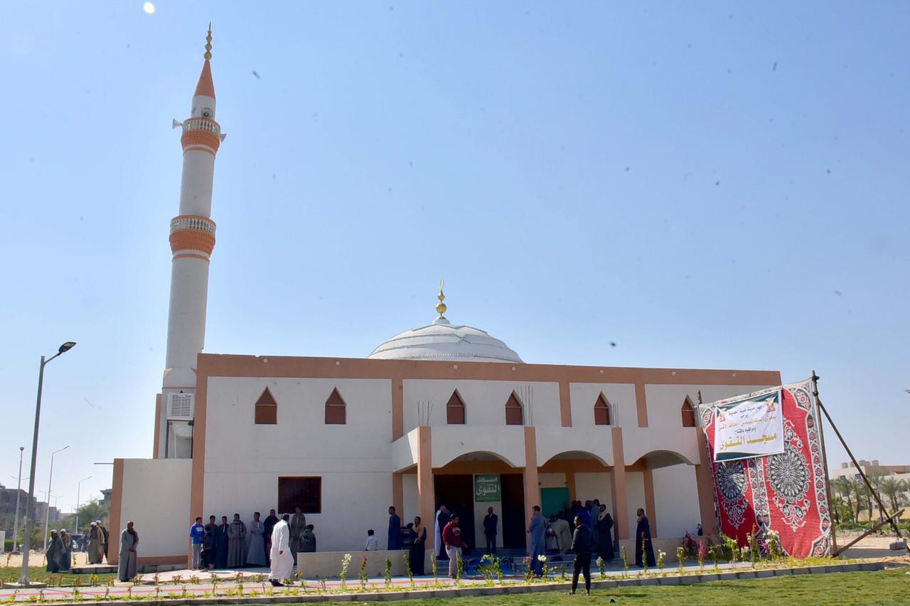 مسجد التقوى على مساحة 650 متر في مدينة طيبة الجديدة
