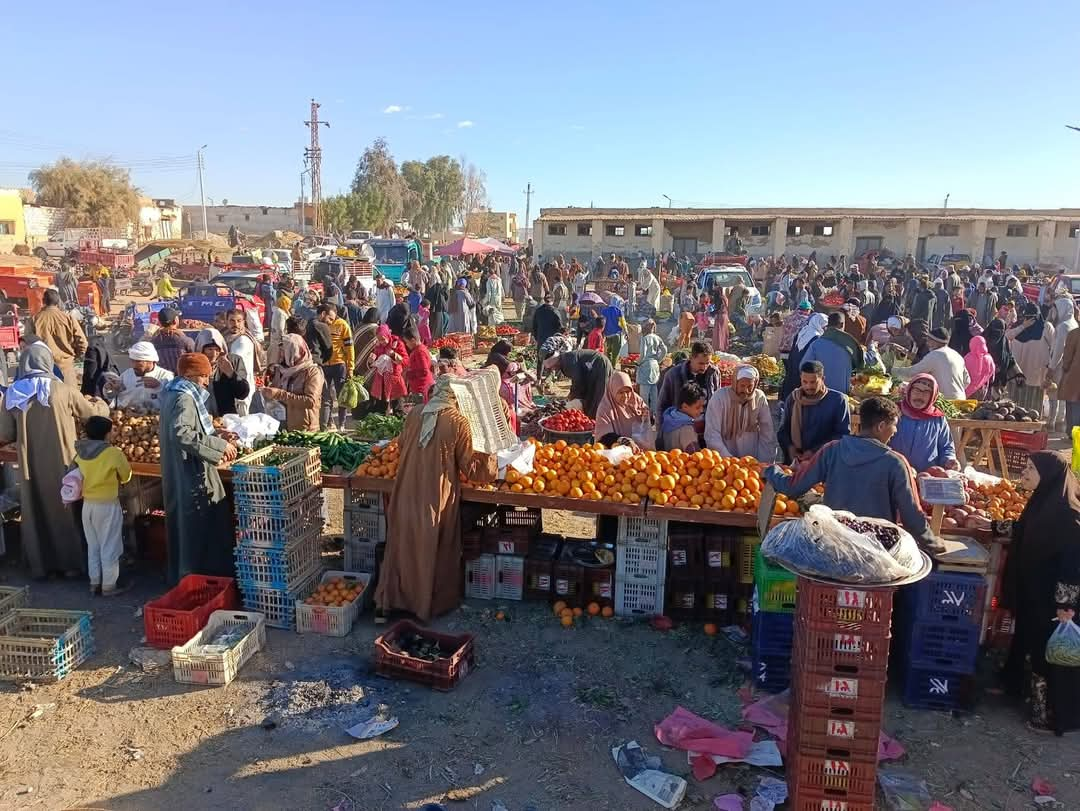 سوق اليوم الواحد فى ابو منقار بالفرافرة