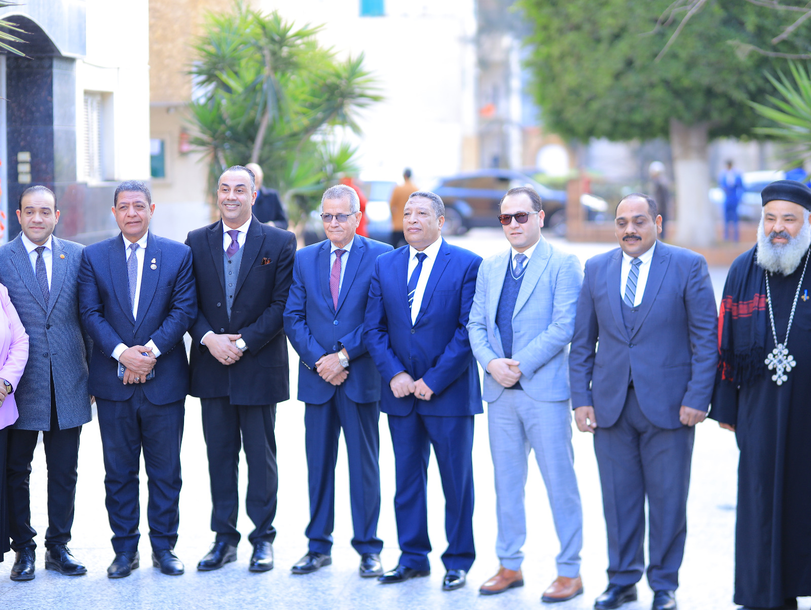 وفد من حزب الجبهة الوطنية يزور مطرانية البحيرة لتهنئتهم بعيد الميلاد المجيد (3)