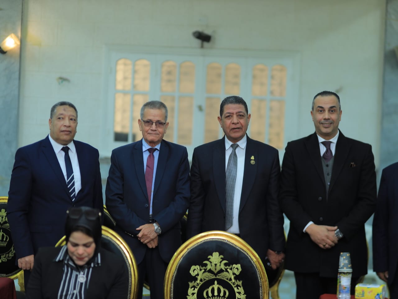 وفد من حزب الجبهة الوطنية يزور أسقفية البحيرة لتهنئتهم بعيد الميلاد المجيد (2)