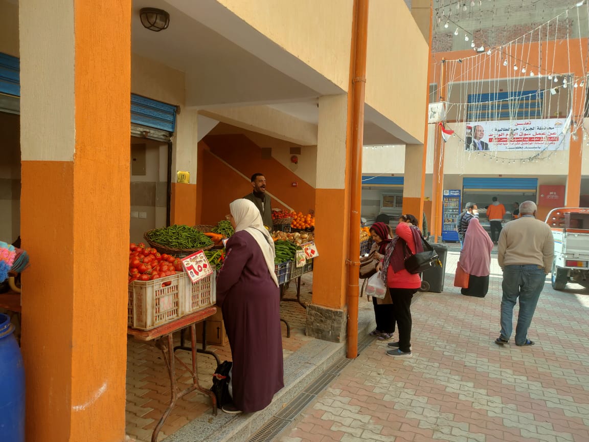 محافظة الجيزة تنظم معرضًا للسلع في حي الطالبية