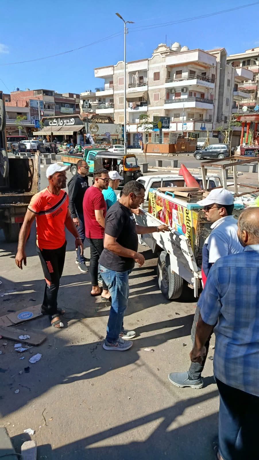 استمرار الحملات في شوارع جمصه استمرار الحملات في شوارع جمصه