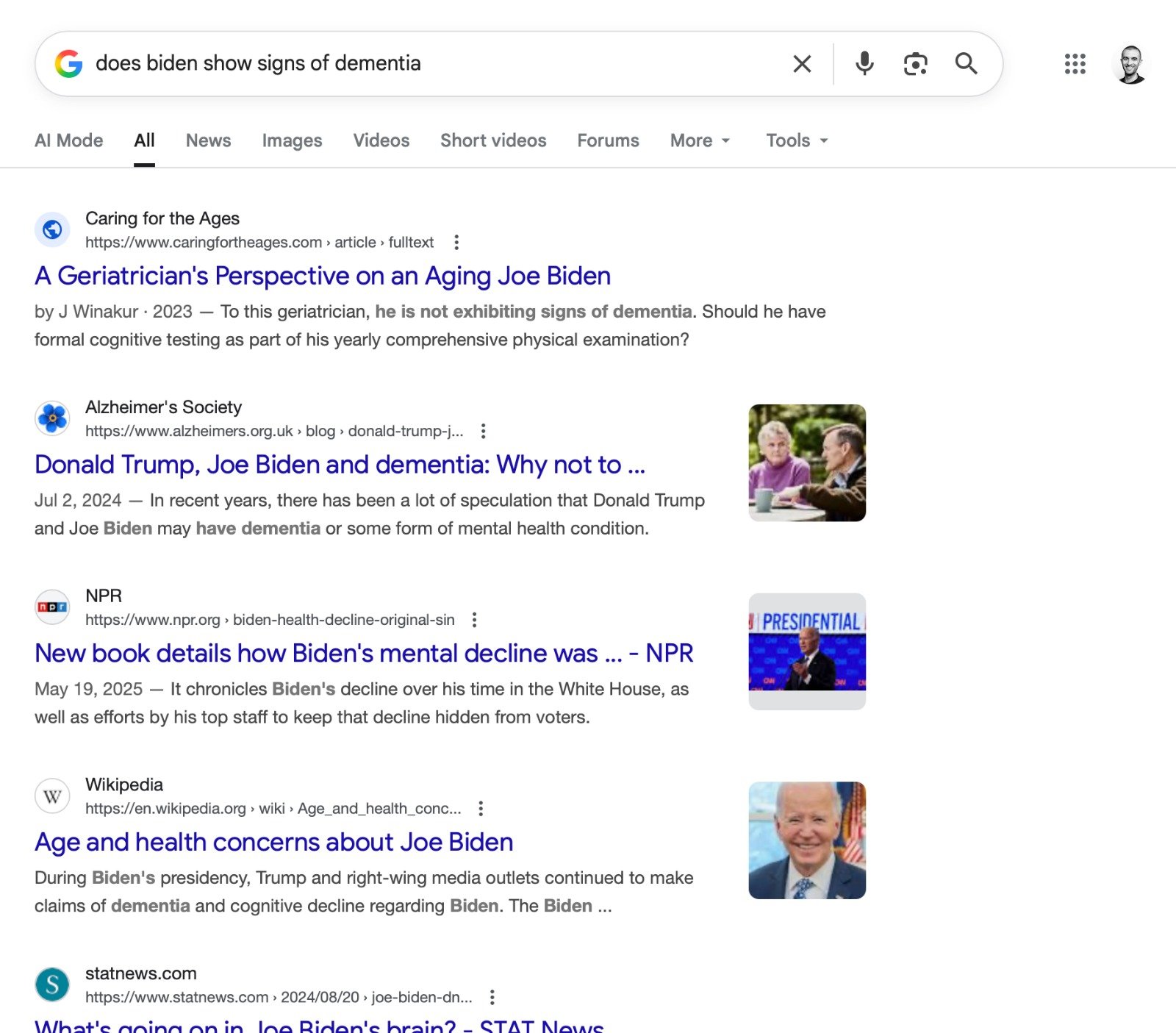 هل يُظهر بايدن علامات الخرف