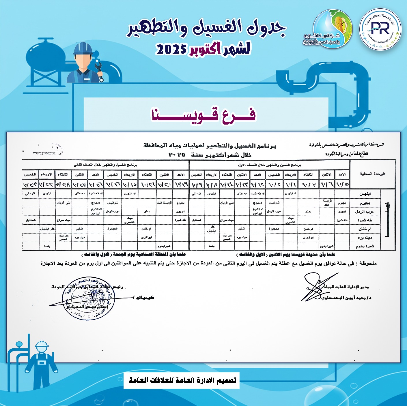 خطة الغسيل 1 خطة الغسيل 1