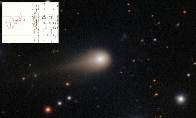 اشارة غريبة في السماء